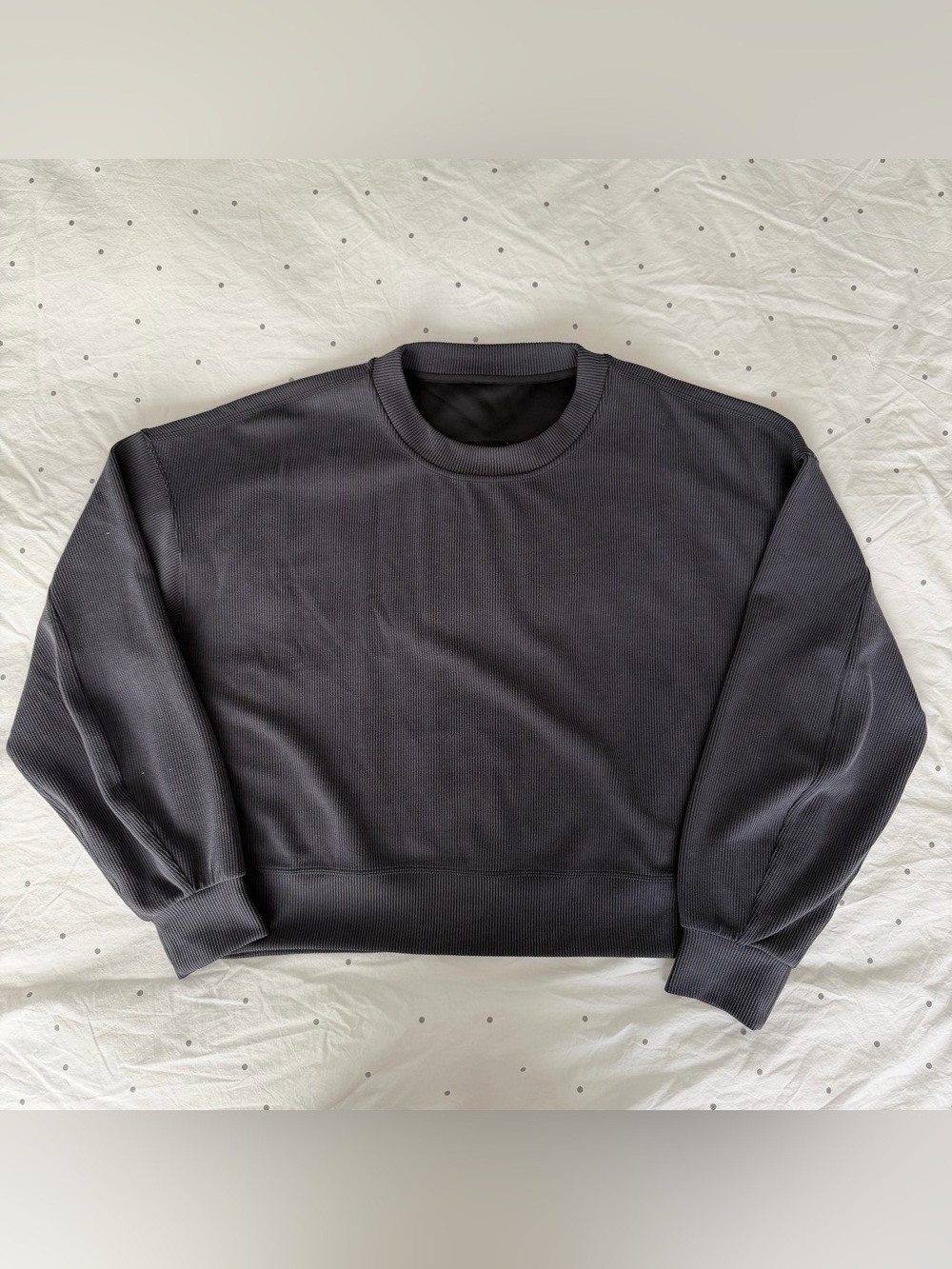 Lululemon Perfectly Oversized Ribbed Crop Crew size 10